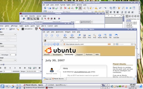 Quelques logiciels disponibles pour Linux et Windows